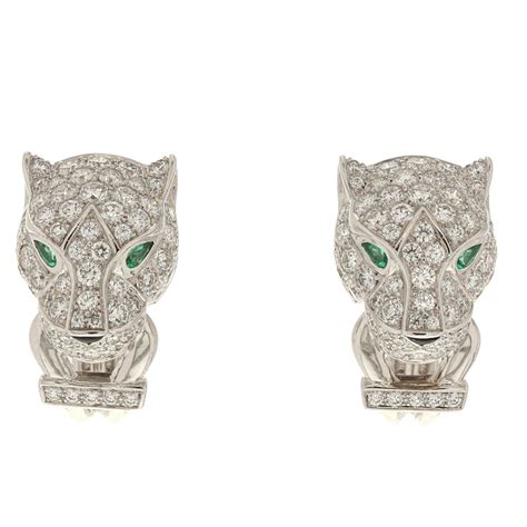 cartier panthere earrings|Altro.